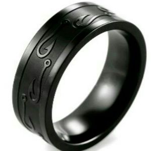 Size 8 stainless steel tungsten fish hook engrave